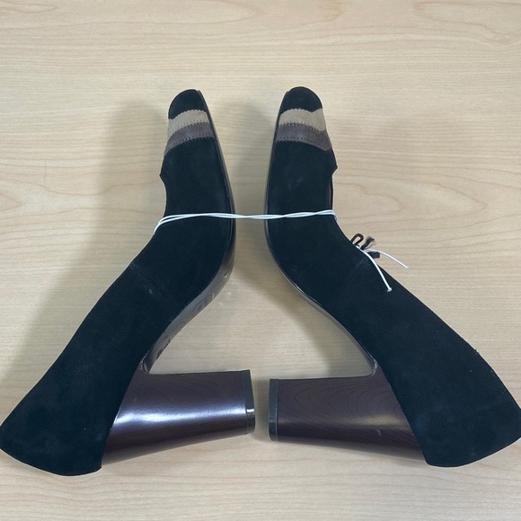 Missoni for Target Black Suede Barkwood Zig-zag Heels - Picture 4 of 14